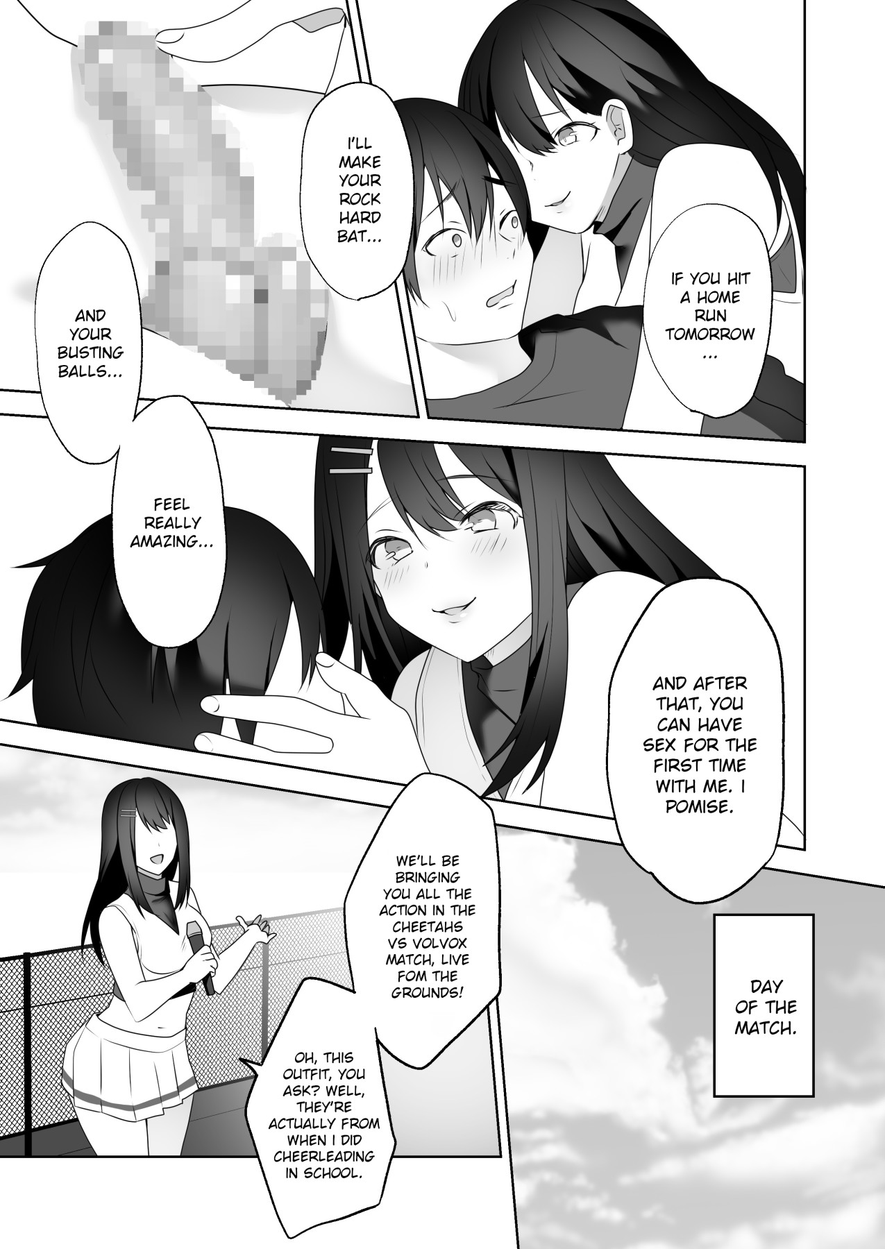 Hentai Manga Comic-A Female Reporter's Lewd Advances Destroy a Certain Rookie-Read-26